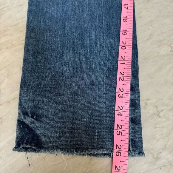 Free People button fly distressed straight leg ankle jeans size 27 - Picture 9 of 9